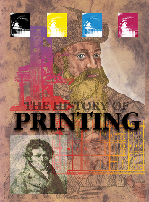 History of printing brochure cover